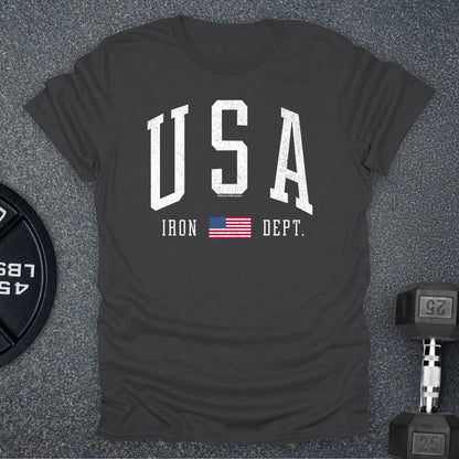 USA Iron Dept T-Shirt
