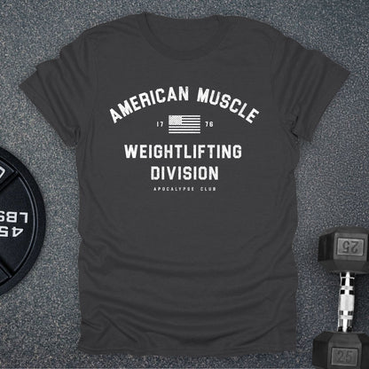 American Muscle Weightlifting T-Shirt