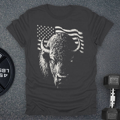USA Bison Strength T-Shirt