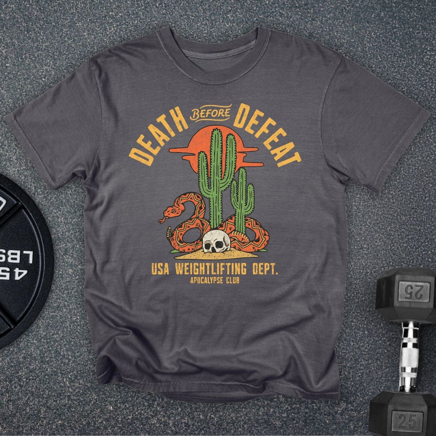 Death Before Defeat Premium T-Shirt