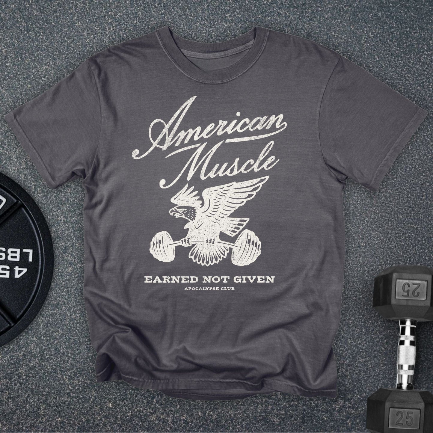American Muscle Emblem Premium T-Shirt