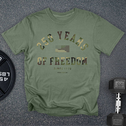 Camo 250 Years Of Freedom Premium T-Shirt