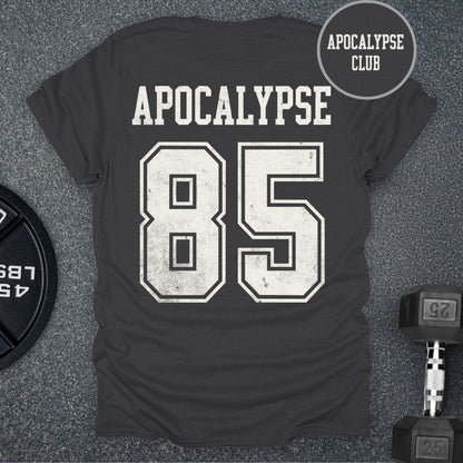 Apocalypse Club Stadium Charcoal gym t-shirt