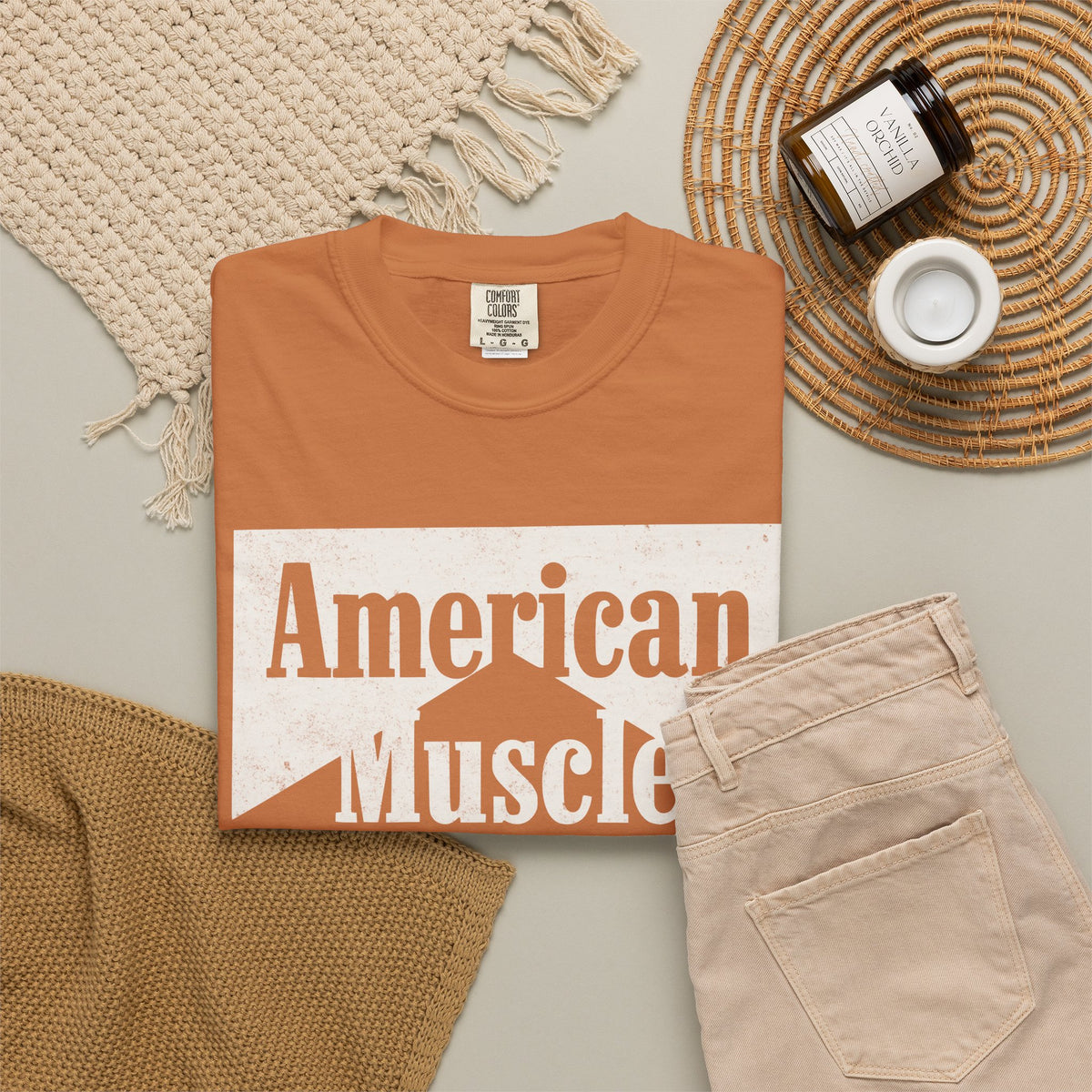 Fall Western American Muscle Premium T-Shirt