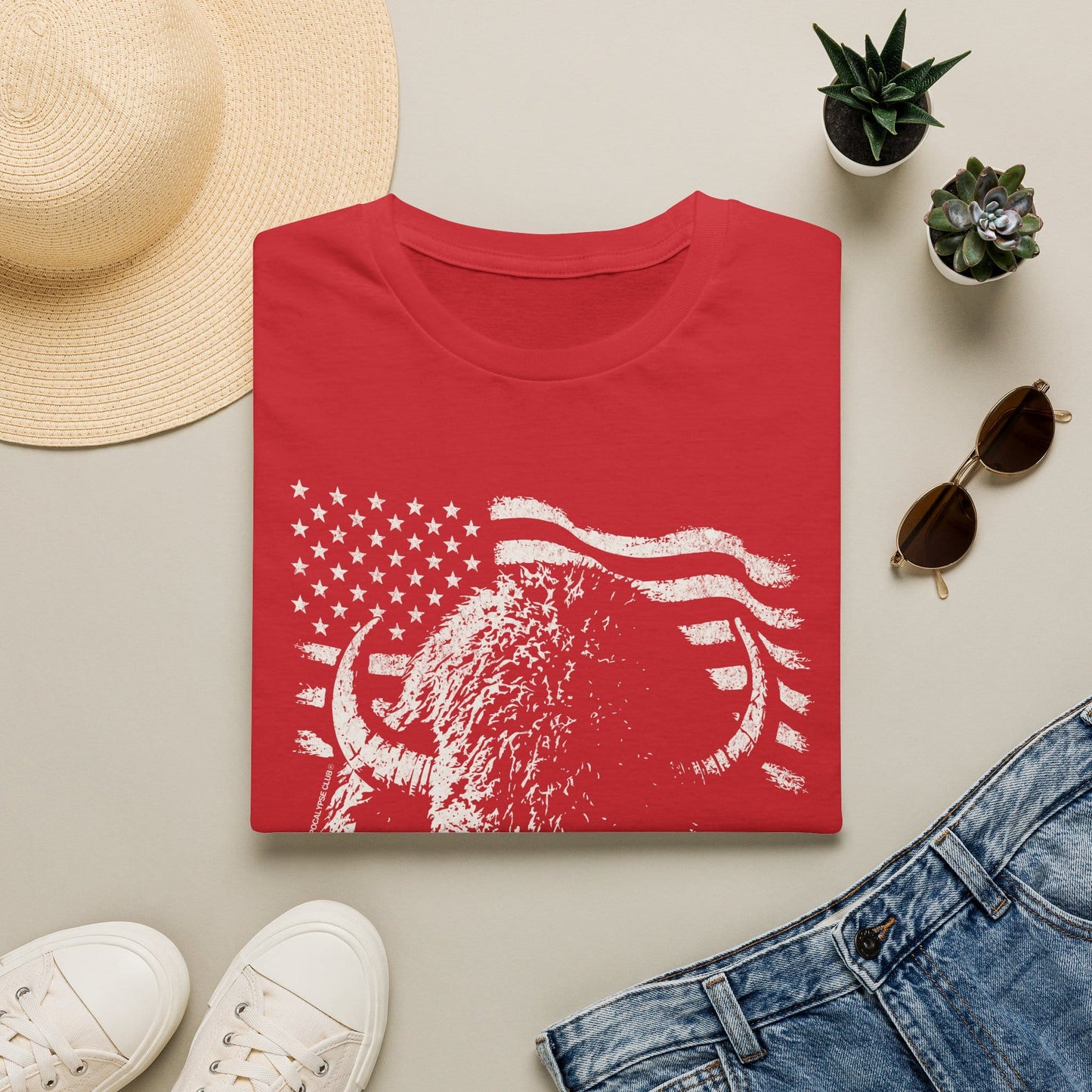 USA Bison Strength T-Shirt