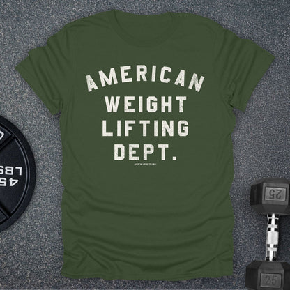 American Weightlifting Dept T-Shirt