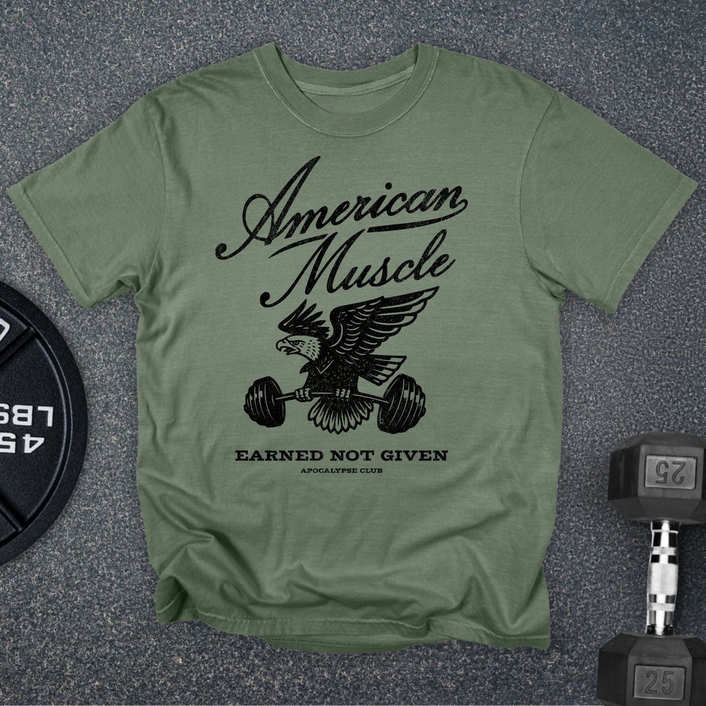 American Muscle Emblem Premium T-Shirt