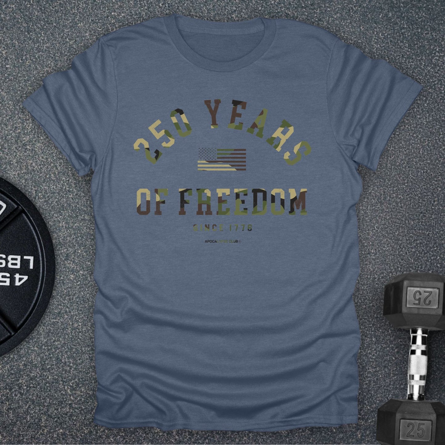 Camo 250 Years Of Freedom T-Shirt