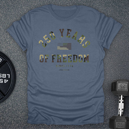Camo 250 Years Of Freedom T-Shirt