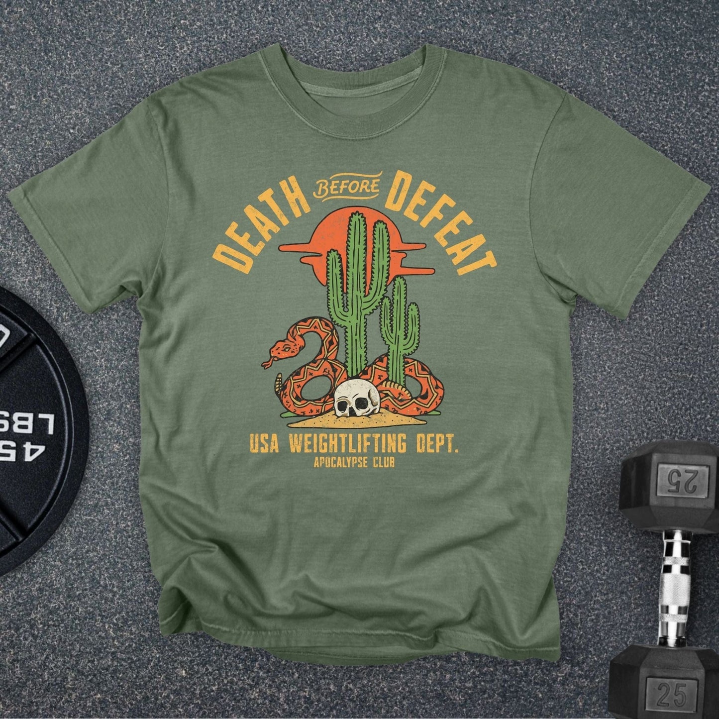 Death Before Defeat Premium T-Shirt