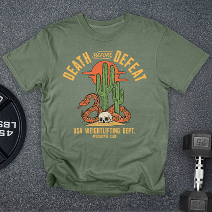 Death Before Defeat Premium T-Shirt