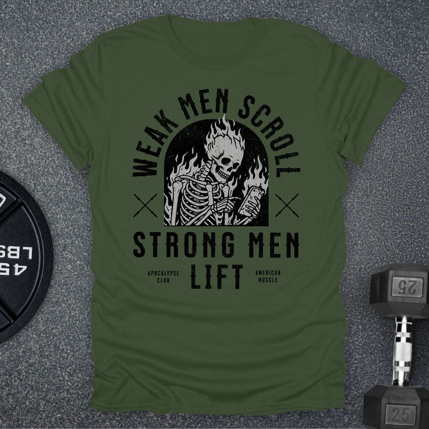 Weak Men Scroll T-Shirt