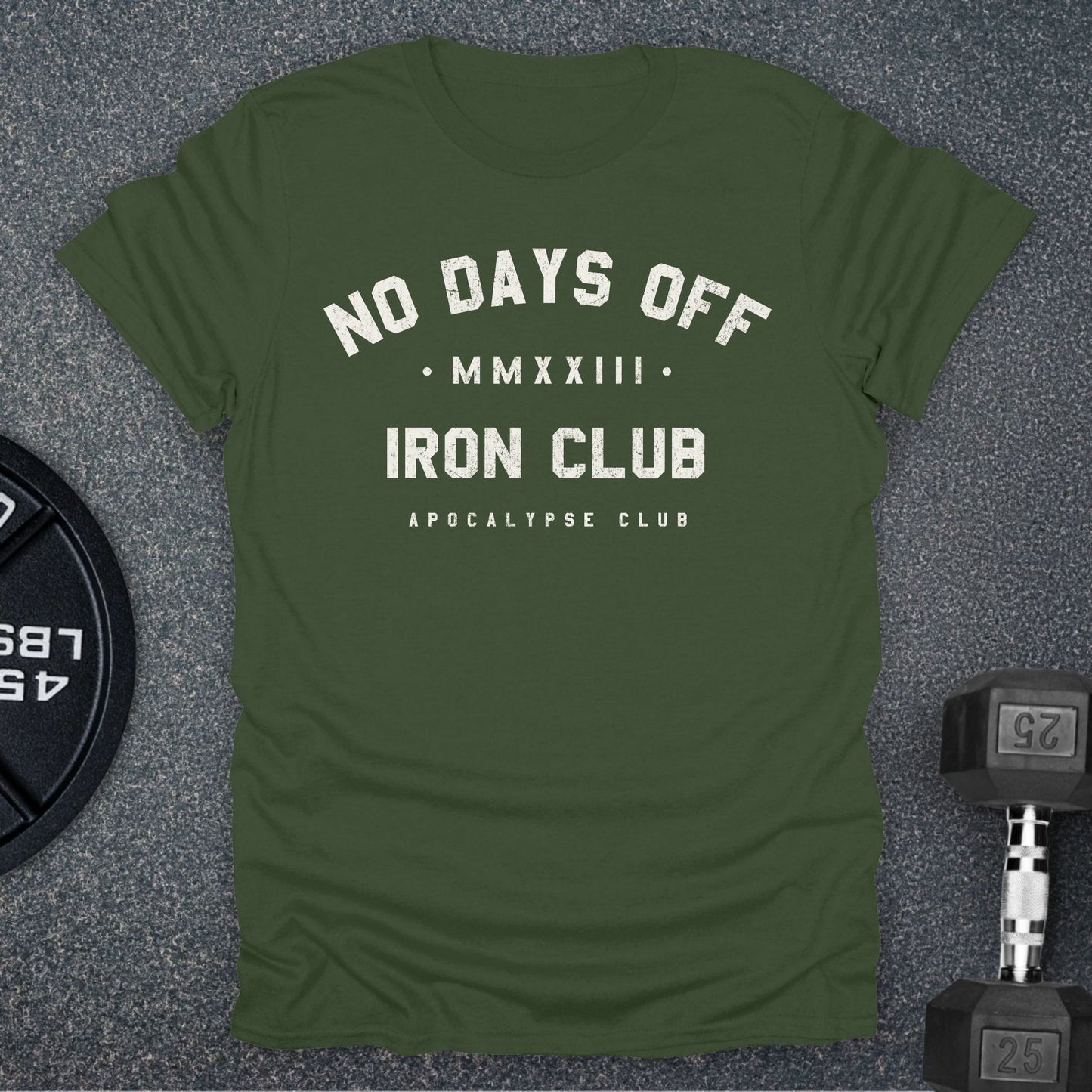 No Days Off Iron Club T-Shirt