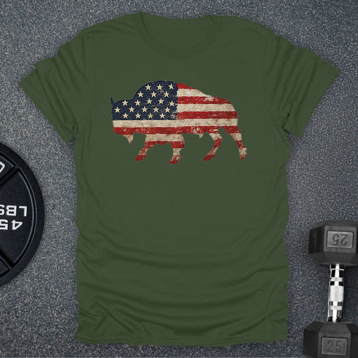 USA Bison T-Shirt