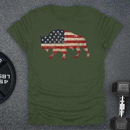 USA Bison T-Shirt