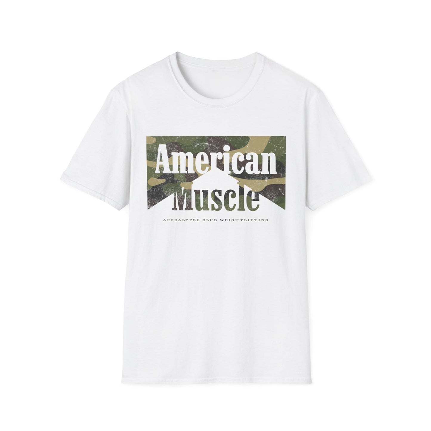 Camo Western American Muscle T-Shirt