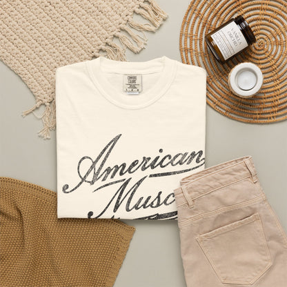 Fall American Muscle Emblem Premium T-Shirt
