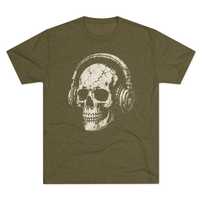 Locked In Skull Tri-Blend T-Shirt