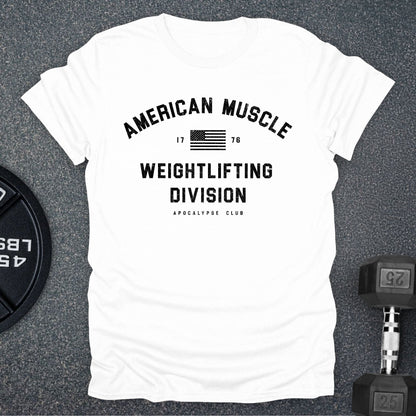 American Muscle Weightlifting T-Shirt