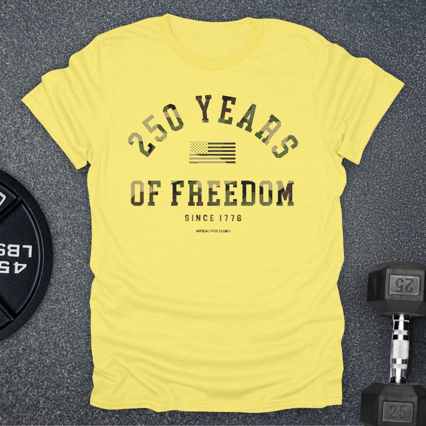 Camo 250 Years Of Freedom T-Shirt
