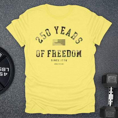 Camo 250 Years Of Freedom T-Shirt