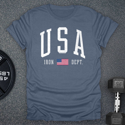 USA Iron Dept T-Shirt