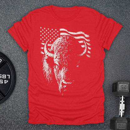 USA Bison Strength T-Shirt