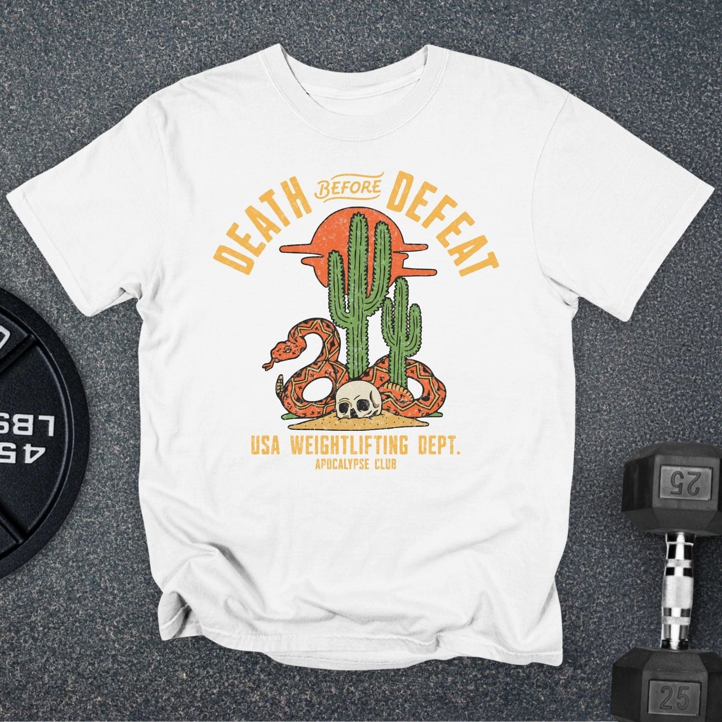 Death Before Defeat Premium T-Shirt