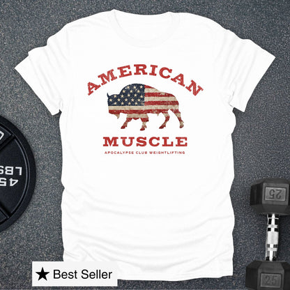 American Muscle Bison T-Shirt
