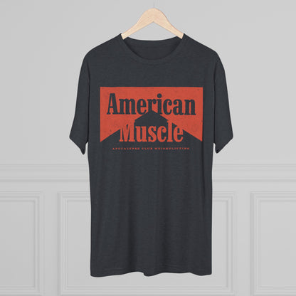 Western American Muscle Tri-Blend T-Shirt