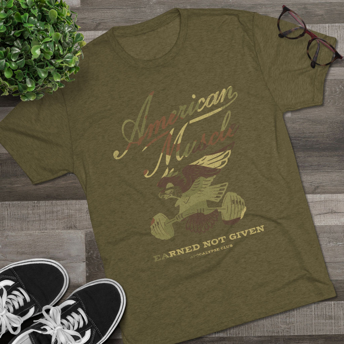 Camo Emblem Tri-Blend T-Shirt