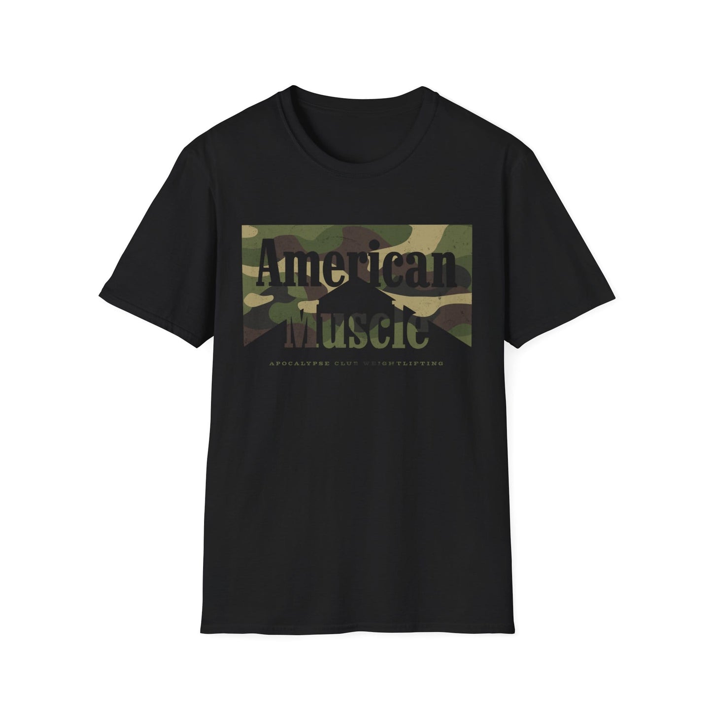 Camo Western American Muscle T-Shirt