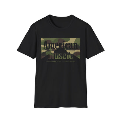 Camo Western American Muscle T-Shirt