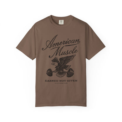 Fall American Muscle Emblem Premium T-Shirt