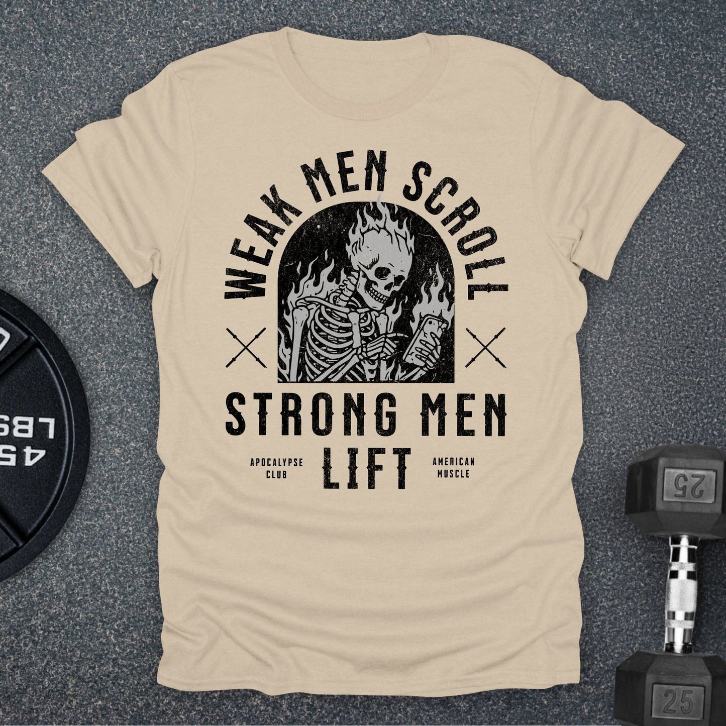 Weak Men Scroll T-Shirt