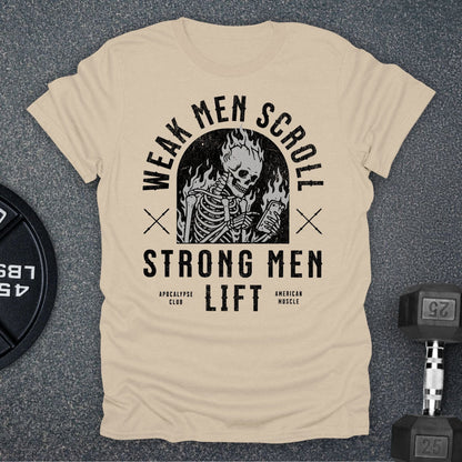 Weak Men Scroll T-Shirt