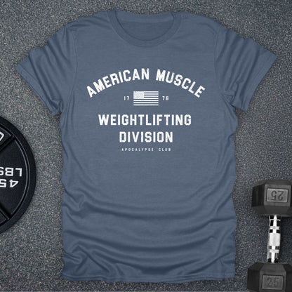 American Muscle Weightlifting T-Shirt