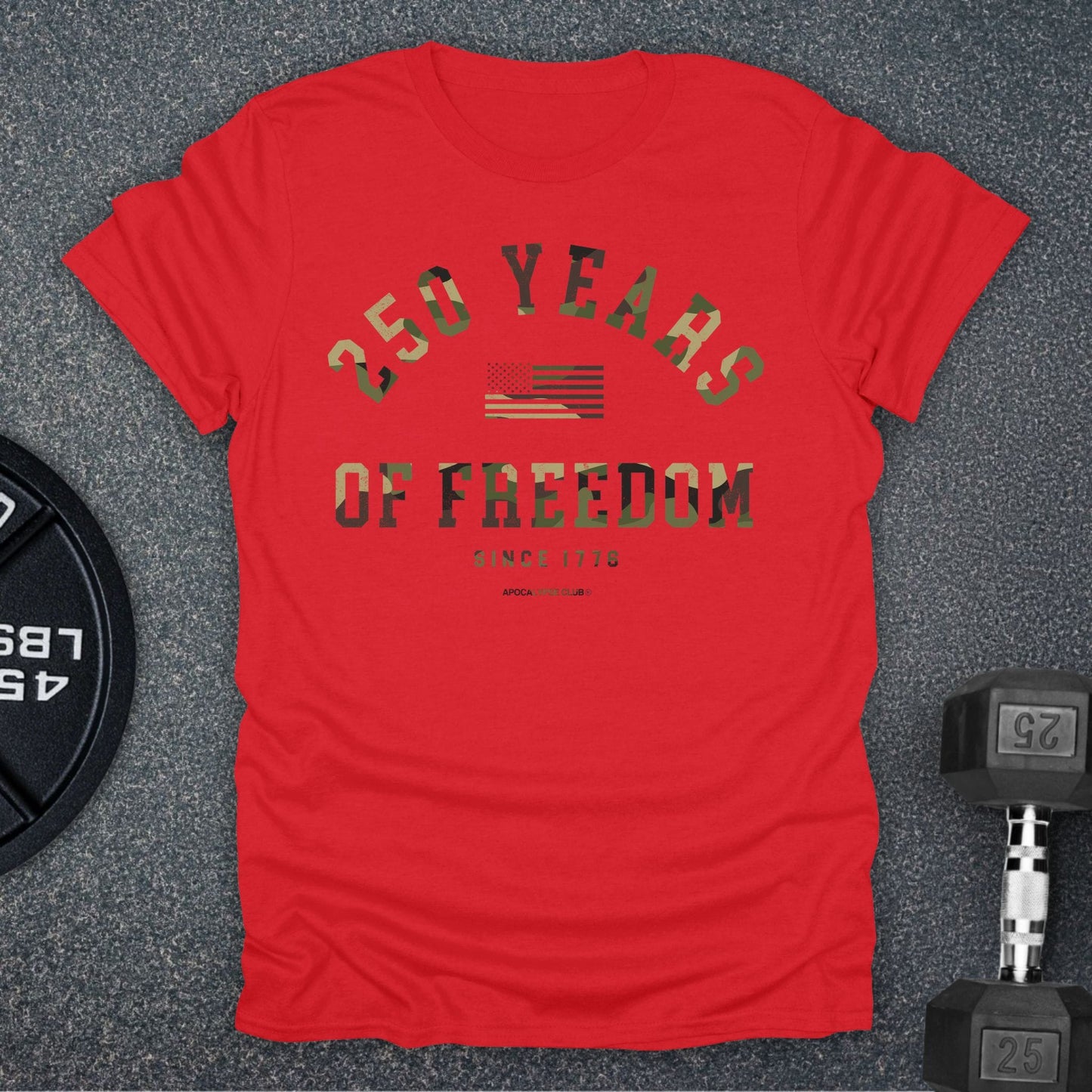 Camo 250 Years Of Freedom T-Shirt