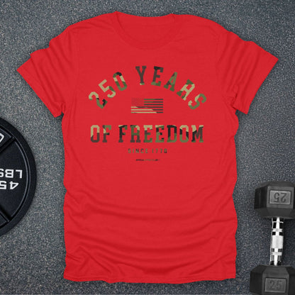 Camo 250 Years Of Freedom T-Shirt