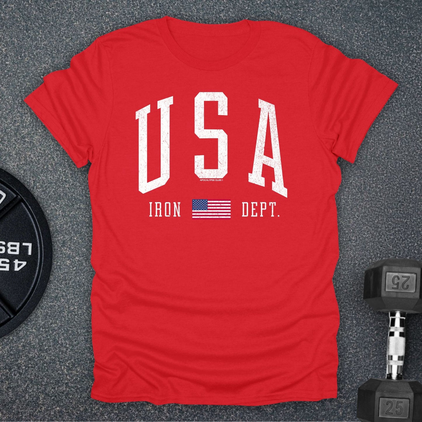 USA Iron Dept T-Shirt