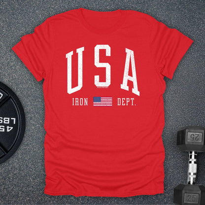 USA Iron Dept T-Shirt