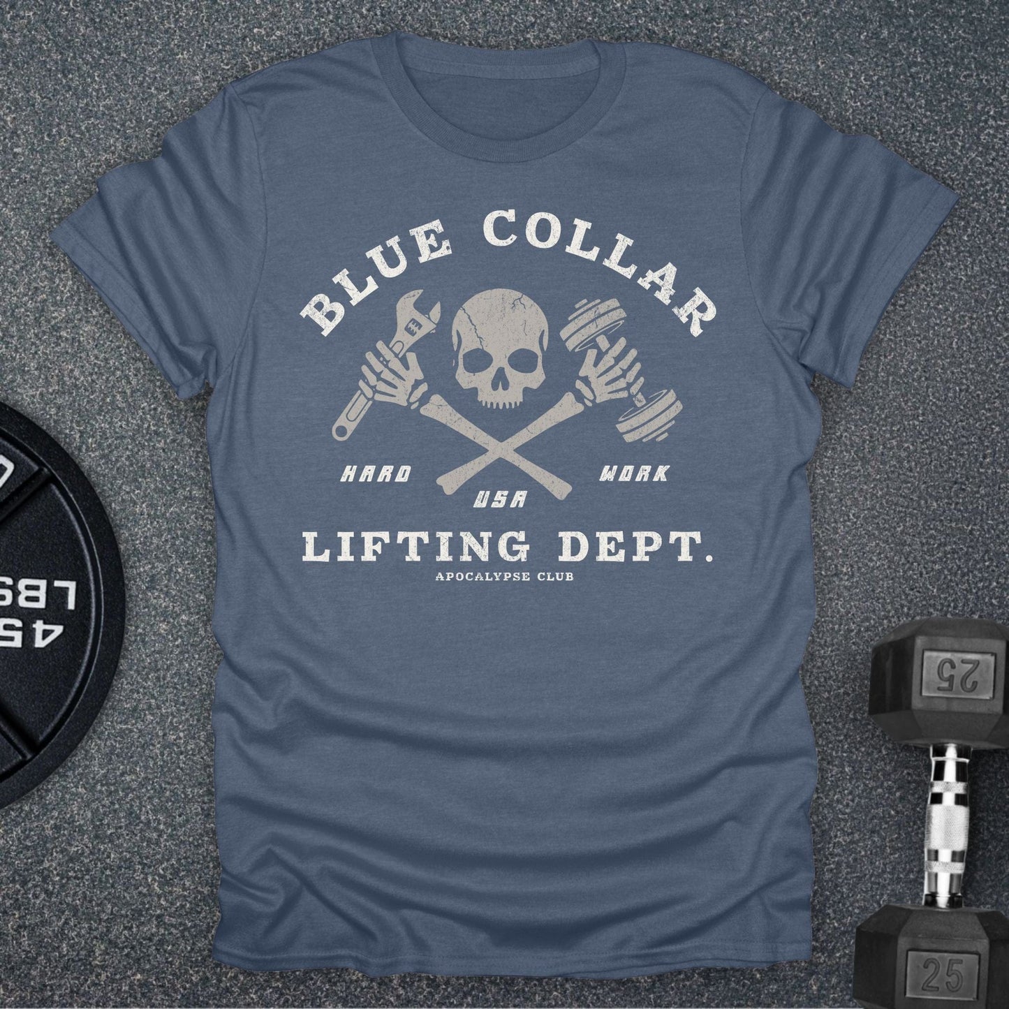 Blue Collar Lifting T-Shirt