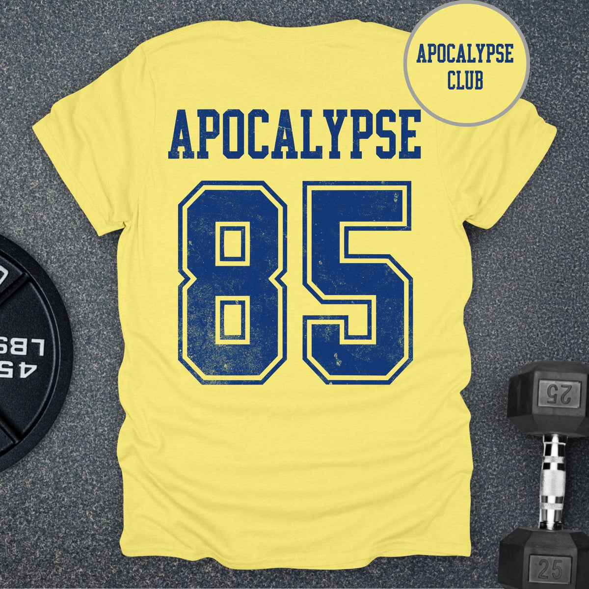 Apocalypse Club Stadium Cornsilk gym t-shirt