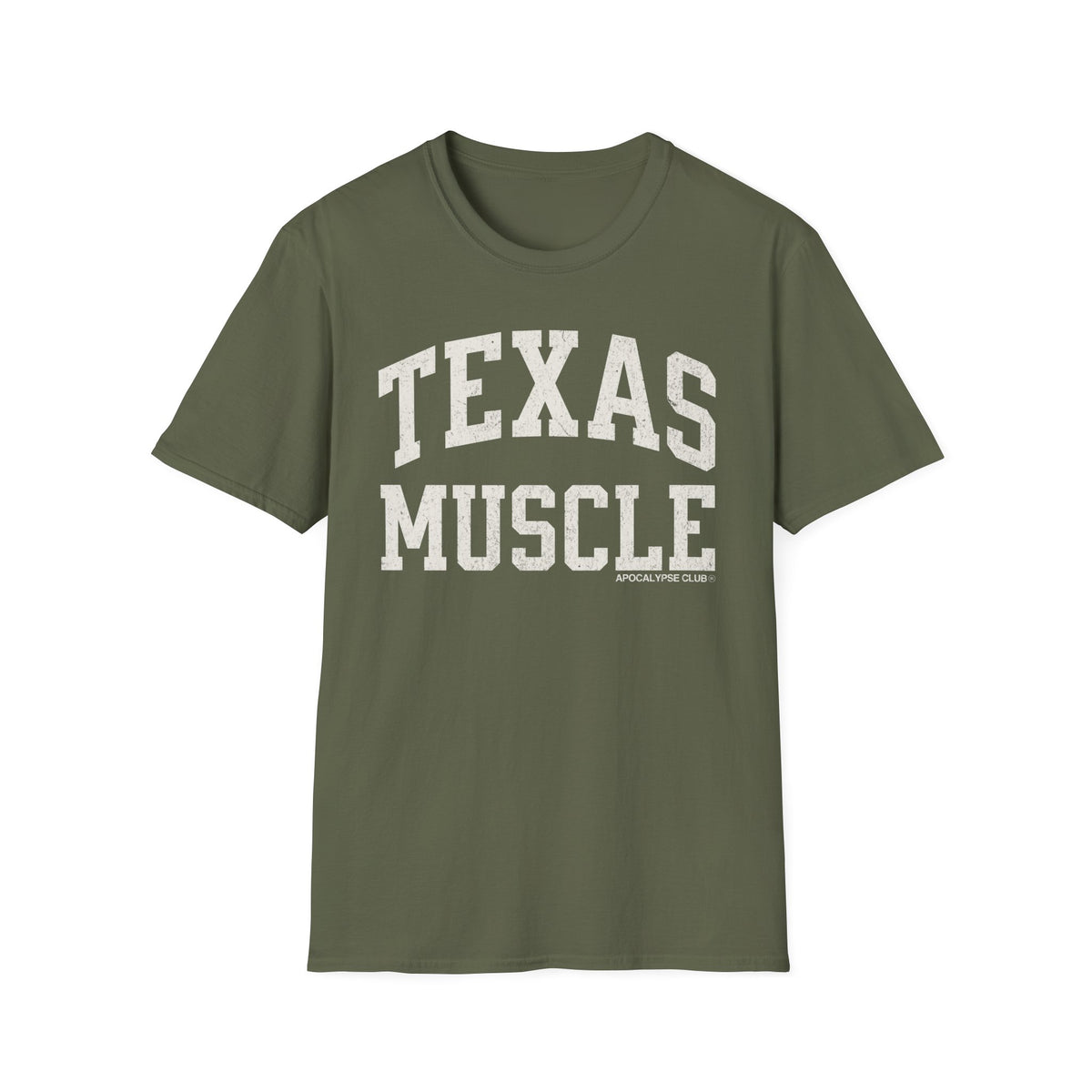 College Texas Muscle T-Shirt