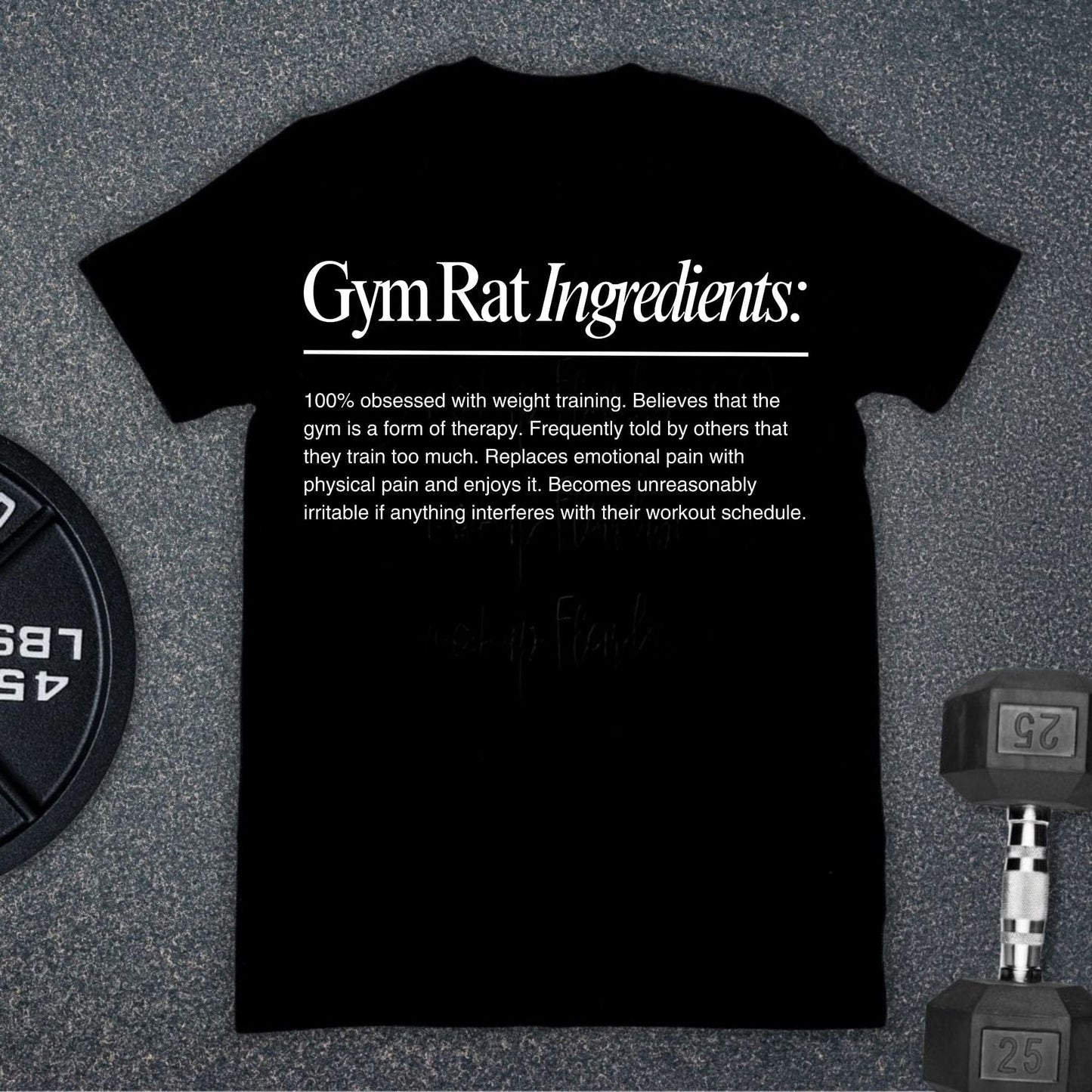 Gym Rat Ingredients T-Shirt