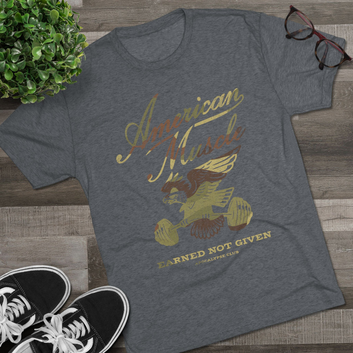 Camo Emblem Tri-Blend T-Shirt