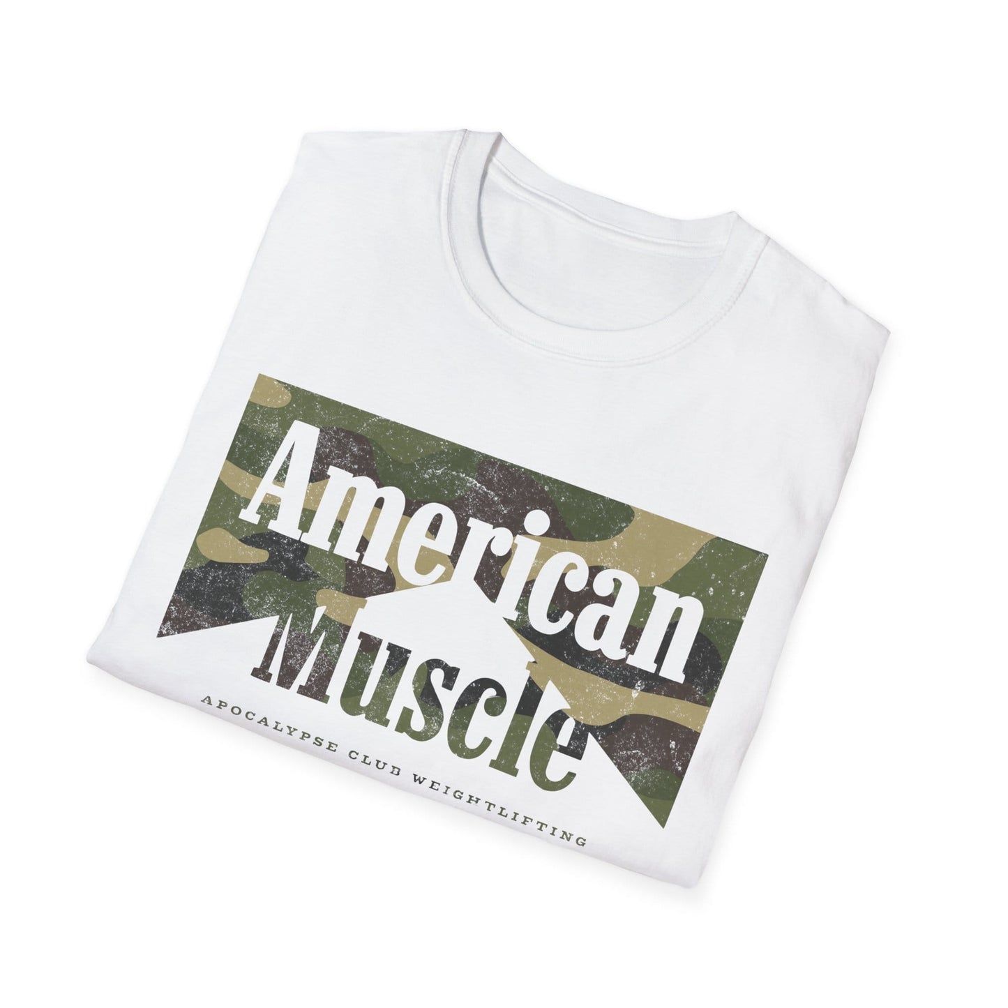 Camo Western American Muscle T-Shirt