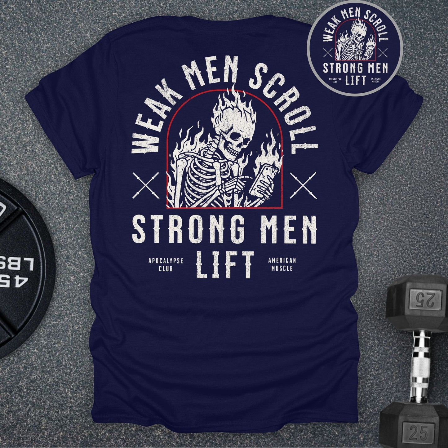 Strong Men Lift Club T-Shirt