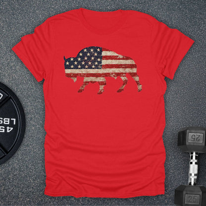 USA Bison T-Shirt