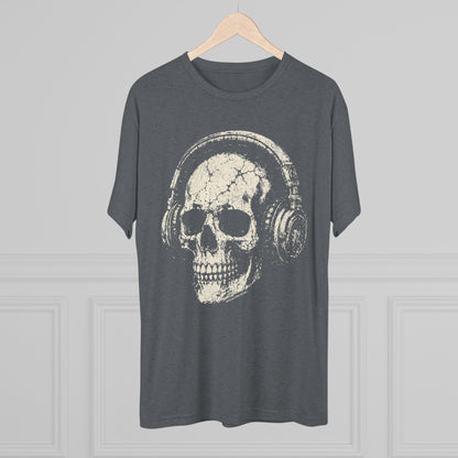 Locked In Skull Tri-Blend T-Shirt